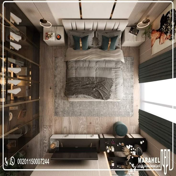 kamar 3x4 suami sitri gaya industrialis