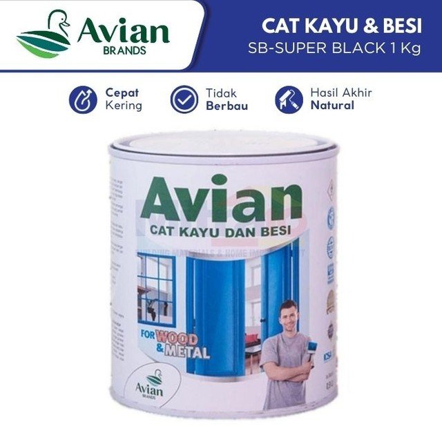 cat kiloan Avian Synthetic SB Super Black 1kg
