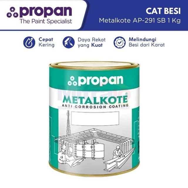 harga cat kiloan Propan Metalkote Zinc Chromate 1kg (Primer Besi)