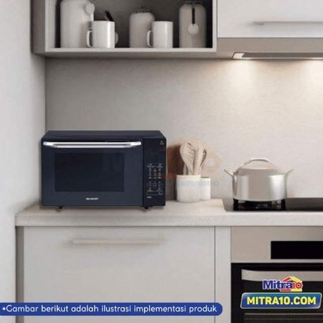 harga microwave Sharp R-735MT(K)-S