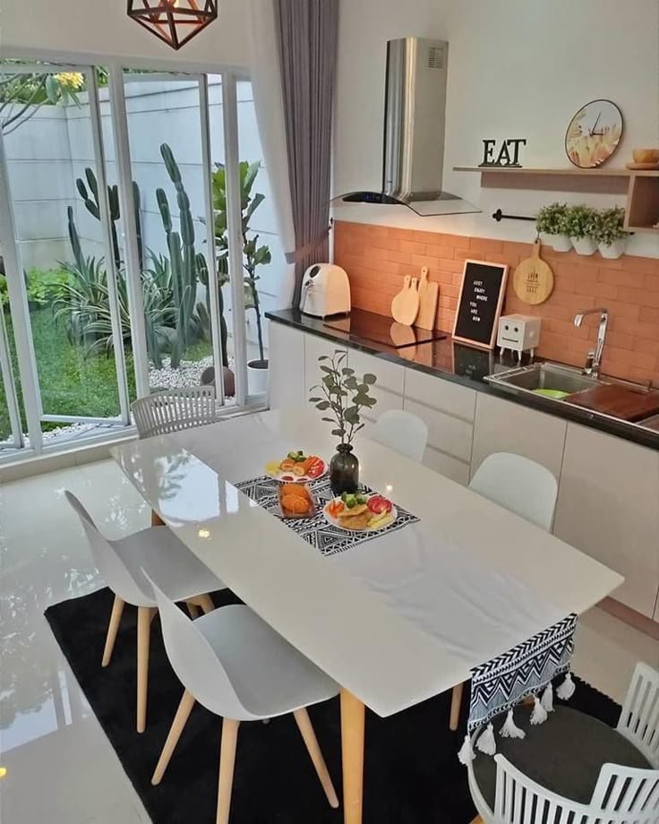 Dapur Kecil dengan Ventilasi Optimal