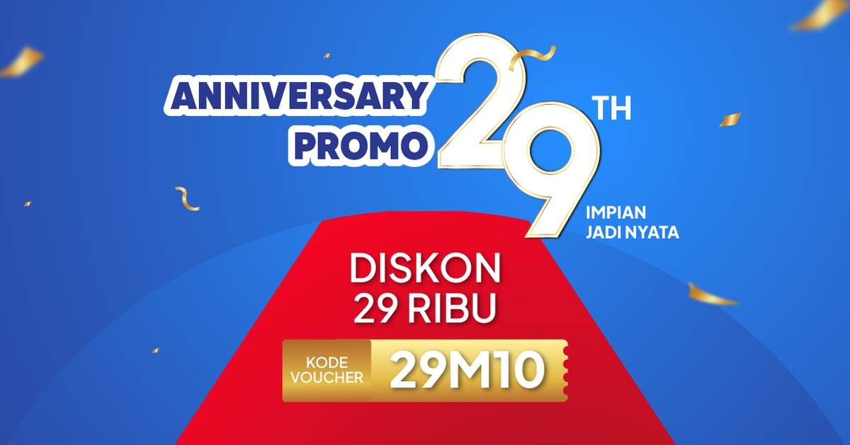 Promo Spesial Anniversary 29th Mitra1Syarat & Ketentuan : 1. Transaksi berlaku di WEBSITE Mitra10. Com  a. Berlaku Nasional all store b. Berlaku all SKU kec. Hot item, crazyprice dan semua brand electrolux c. Minimal belanja 290.000 mendapatkan potongan 2