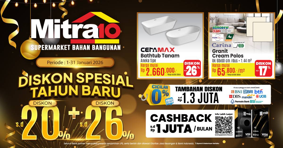 Pesta Diskon Tahun Baru | Periode: 1-31 Januari 2026