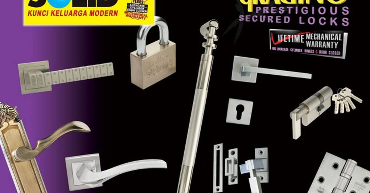 Rumah Lebih Aman dengan Engsel Bersertifikasi CE dan Teknologi Kunci Modern dari Gradino