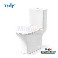 Tidy Closet Duduk Slim Dua Bagian 1215A 76cm X 38cm X 66cm Putih