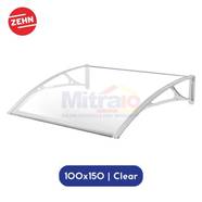 Zehn Canopy Atap Transparan YY1000-T 100x150 Cm Abu