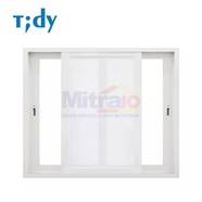 Tidy Jendela Double Sliding Kanan + Kiri WGW1210-2P 120X100 Cm Putih