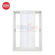 Zehn Jendela Jaring Double Sliding Kanan + Kiri W1-AT 100x140 Cm Putih
