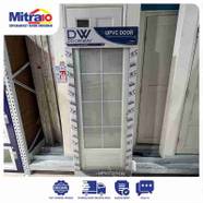 Pintu UPVC DOORWAY 80x200cm + Set Kunci (Bukaan Kiri, Warna Putih)