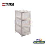 Tenma Femine Case Lemari Laci Pakaian Multifungsi 3 dan 4 Tingkat 47-3 Putih