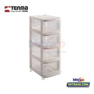 Tenma Femine Case Lemari Penyimpanan Multifungsi 4 Tingkat  47-4 Putih