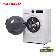 Sharp Mesin Cuci 1 Tabung Depan ES-FL1480MWX 8 Kg Putih