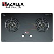 Azalea Kompor Tanam Kaca 2 Tungku AGCN732B Hitam