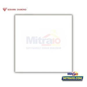 Diamond Keramik Lantai Kw.1 Stargress New Putih Kilap 40x40 Cm