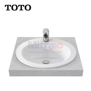 Toto Wastafel Tanam Meja L568V3 Putih