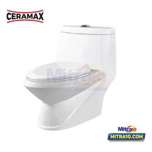 Ceramax Kloset Duduk Satu Bagian FSA 0077 42cm x 74cm x 71cm Putih