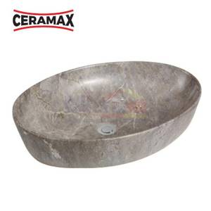 Ceramax Wastafel Atas Meja Mason H425C14 Coklat