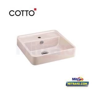 Cotto Wastafel Meja C003817 FR GEO 450 x 450 x 170 mm Putih