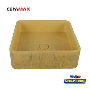 Ceramax Wastafel Moon CS-0108 ABVCOUN Terrazzo Coklat