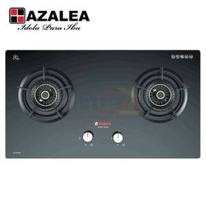 Azalea Kompor Tanam Kaca 2 Tungku AGCN732B Hitam
