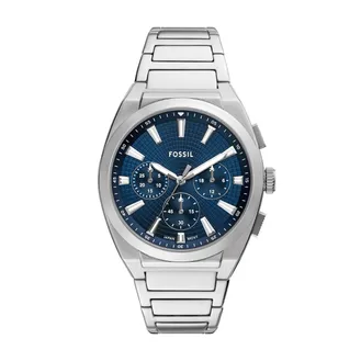 Jam Tangan Fossil FS6104 Everett Chronograph Stainless Steel Watch