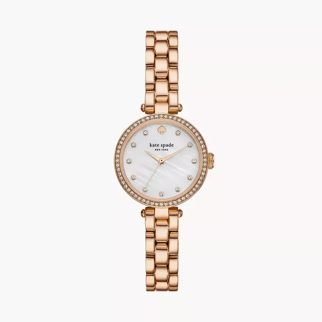 Jam Tangan Kate Spade KSW1845 Holland Rose Gold Stainless Steel Watch